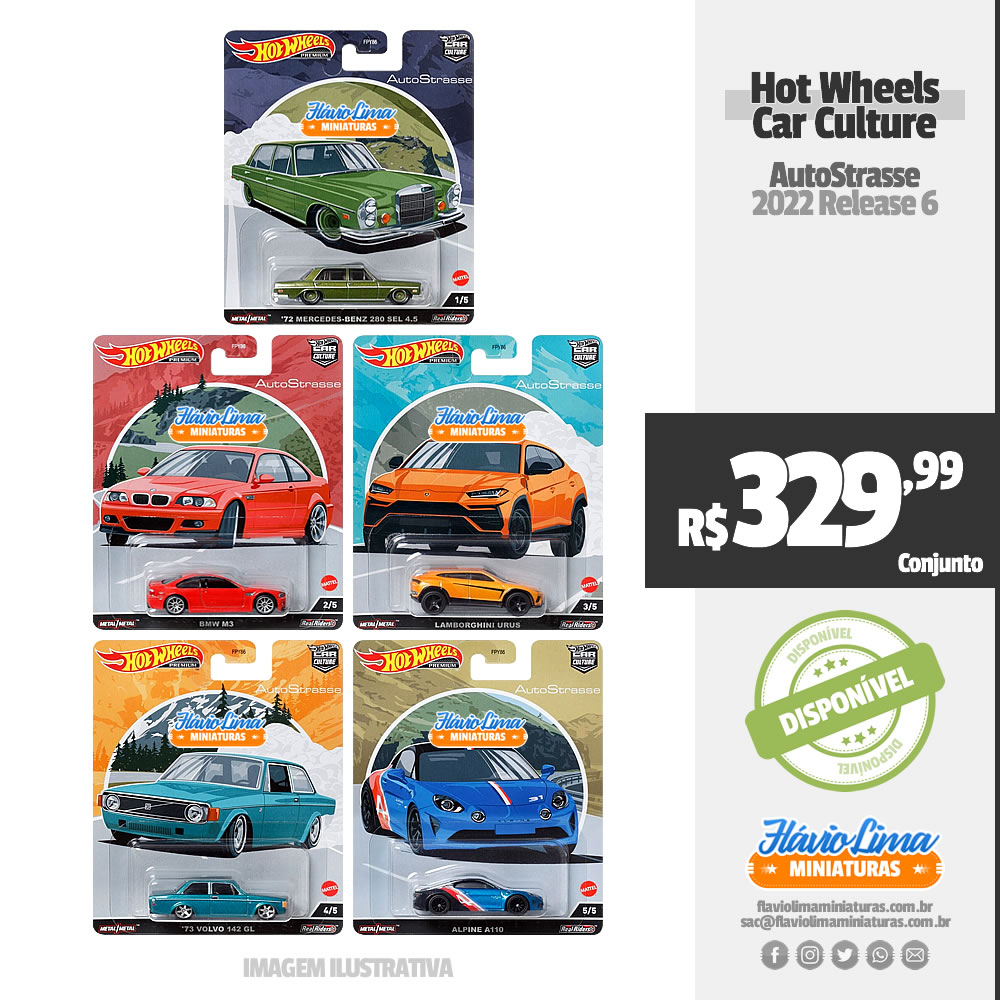 Hot Wheels - Car Culture - AutoStrasse por R$ 329,99 / Estoque