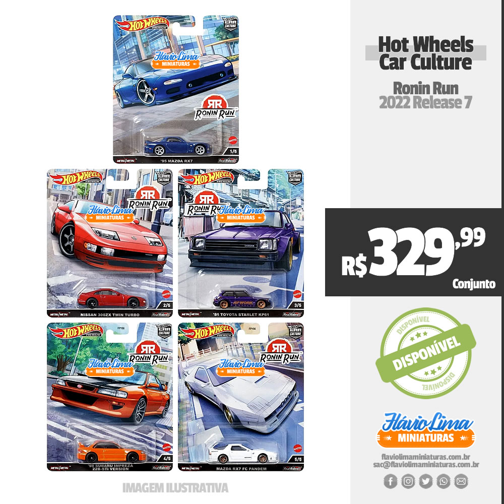 Hot Wheels - Car Culture - Ronin Run por R$ 329,99 / Estoque