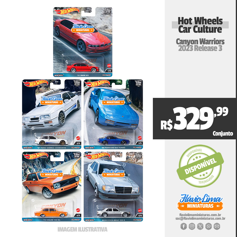 Hot Wheels - Car Culture - Canyon Warriors por R$ 329,99 / Novidades