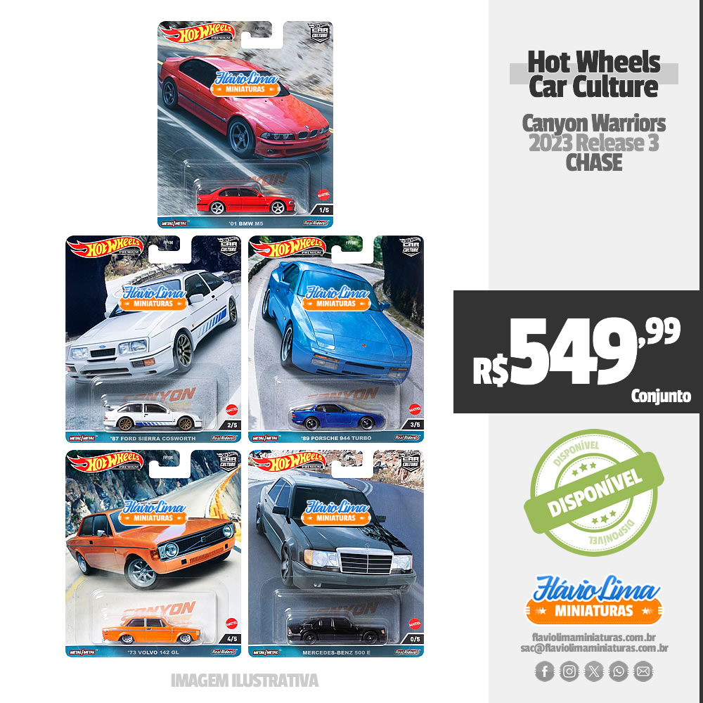 Hot Wheels - Car Culture - Canyon Warriors / Chase por R$ 549,99 / Novidades