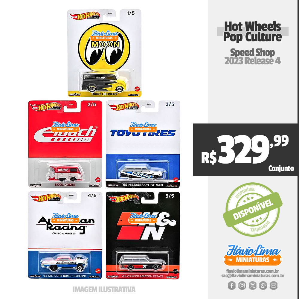 Hot Wheels - Pop Culture - Speed Shop por R$ 329,99 / Novidades