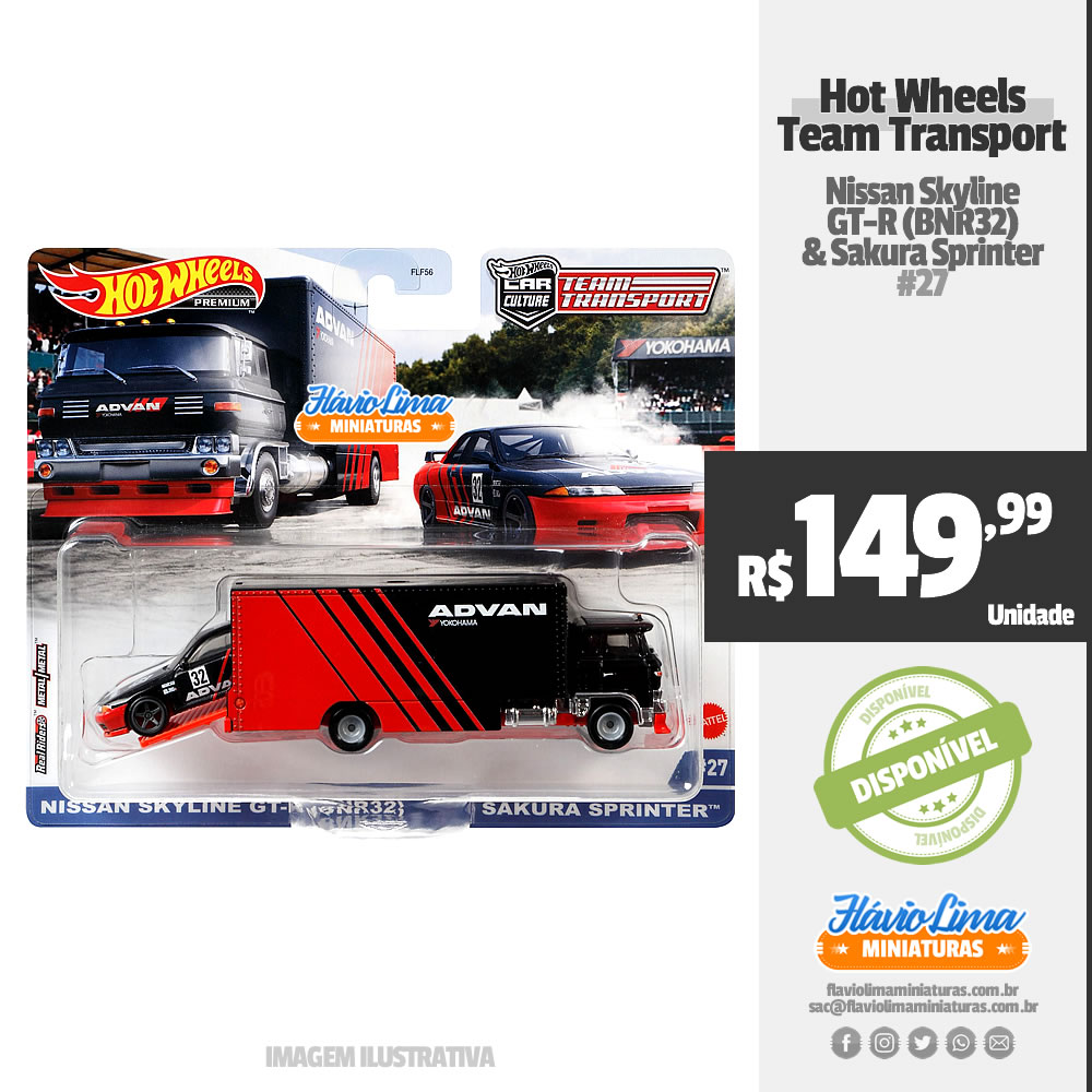 Hot Wheels - Car Culture - Team Transport #27 por R$ 149,99 / Disponível