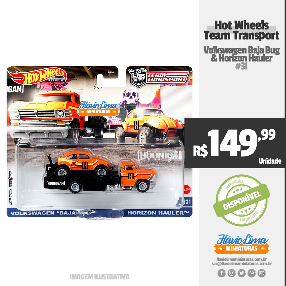Hot Wheels - Team Transport - Team Transport #31 por R$ 149,99 / Estoque